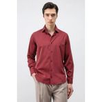Antioch Bordo Comfort Slim Erkek Gömlek