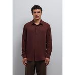 Antioch Bordo Teknik Regular Fit Erkek Gömlek