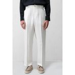 Antioch Ekru Lyocell Relaxed Fit Pileli Erkek Pantolon - M