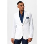 Antioch Erkek Blazer Ceket Ekru Renk Torba Cepli Uzun Kollu İnce Kumaş Regular Fit - XL