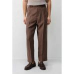 Antioch Kahve Lyocell Relaxed Fit Pileli Erkek Pantolon - M
