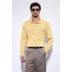 Antioch Sarı Polo Yaka Basic Erkek Kazak