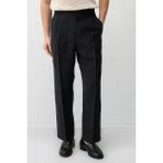 Antioch Siyah Lyocell Relaxed Fit Pileli Erkek Pantolon - M