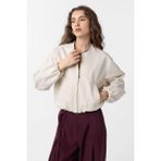 Antioch Taş Crop Kadın Bomber Mont - S