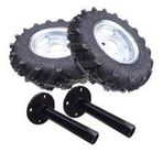 Antrac 27 mm Çapa Makinası Demir Teker ve Aks Takımı