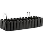 Antrasit Askılı Balkon Saksı Takım 14 Lt No 3