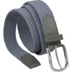 Antrasit Füme Elastik Esnek Unisex Örgü Kemer - 8500-17 - 100 cm