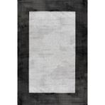 Antrasit Geometrik Pamuk Makinada Yıkanabilir Kaymaz Taban Dijital Makine Baskı Salon Halı-I-Gm_Tiera-12885A-300x400