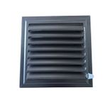 Antrasit Gri Alüminyum 50x50 cm Menfez Banyo Havalandırma Menfezi