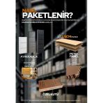 Antrasit Kilitli Metal Ayakkabilik Mac5 - 5 Kapakli - 50X15x169 H