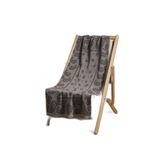 Antrasit Retro %100 Pamuklu Plaj Havlusu 70X140 Cm