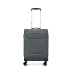 Antrasit Unisex Kabin Boy Çekçekli Kumaş Valiz JOY TROLLEY EXPANDABLE