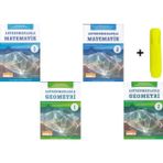 Antrenman Yayıncılık Antrenmanlarla Matematik 1 - Antrenmanlarla Matematik 2 - Antrenmanlarla Geometri 1 - Antrenmanlarla Geometri 2 4'lü Set + Fosforlu Kalem