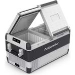 Antuncle FC95 95L Kompresörlü Taşınabilir Karavan ve Araç Buzdolabı (Resmi Distribütör Garantili) - 95 lt - Siyah - Beyaz
