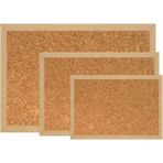 Antyazı Naturel Mantar Pano 45x60 cm MDF Çerçeve Araç Gereçler İçin Kullanışlı Parça