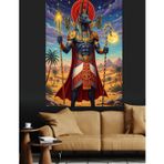Anubis Dekoratif Kanvas - Mdf Ahşap Tablo
