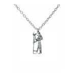Anubis Figürlü Unisex Kolye – 60 Cm Zincirli, Mısır Mitolojisi Tasarımı