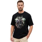 Anubis Oversize Unisex T-shirt (500, Siyah, L)