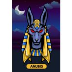 Anubis: Watching at Night: An Ancient Egyptian Themed 6x9 Lined Notebook