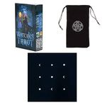 ANUFER 78 Adet/Takım Tarot Kartları Güverte Tahtası Gelecek Anlatımı Kehanet Oyunu İngilizce Baskı Masa Örtüsü ve Kese Ile SN07408-2 Cadılar