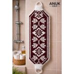 Anuk Grup Halkalı Banyo Lifi Yumuşak Dokulu - Çeyizlik , Düğün Nişan Söz Bohça Umre Hediyelik - Bordo