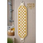 Anuk Grup Halkalı Banyo Lifi Yumuşak Dokulu - Çeyizlik , Düğün Nişan Söz Bohça Umre Hediyelik - Sarı