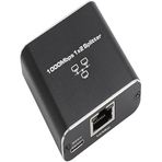 Anunnaki Ethernet Ayırıcı 1'i 2 Arada Çıkış Yüksek Hızlı 1000Mbps Cat5/5e/6/7/8 Kablo İçin Ayırıcı Adaptörü