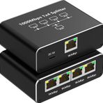 Anunnaki Ethernet Splitter 1x4 4 Port Ethernet Çoklayıcı 1000mbps Cat5 Cat6 Rj45 Kablo Çoklayıcı