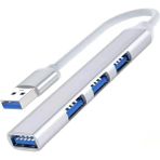 Anunnaki USB Çoğaltıcı Adaptör USB 3.0 Çoklu Bağlantı Noktalı Dağıtıcı Seyahat Dock Laptop Pc N - Siyah