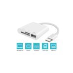 Anunnaki Usb Type-C 3İn1 Micro Sd Tf Hafıza Kartı Okuyucu 3 İn 1 Usb C Usb Kamera Macbook Matebook