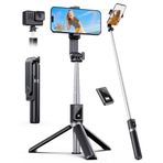 ANXRE Uzaktan Kumandalı Selfie Çubuğu Tripodu, Taşınabilir Seyahat Selfie Çubuğu Tripod, Kablosuz Selfie Çubuğu Telefon Tripod Standı Cep Telefonu için 4-7 inç iPhone Samsung Android Akıllı