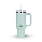 Any Morning Sı2440217 Çift Katman Paslanmaz Çelik Termos Mug 1200 Ml Su Yeşili, Sızdırmaz Ve Üç Aşamalı Çevrilebilir Kapak