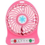 Anycast Vantilatör Şarjlı Fan Mini Pembe