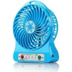 Anycast Vantilatör Şarjlı Mini 3 Kademe Mini Fan Mavi