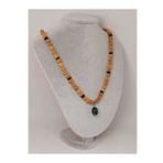 Anyolit Taşlı Rudraksha Tohum Kolye Dolama Bileklik 8mm 49702