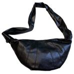Anze Sling çanta göğüs omuz sırt çantası Crossbody çanta kadınlar için yumuşak deri su geçirmez kişilik rahat omuzdan askili çanta, siyah, 42 x 2 x 27 CM/16.5 x 0.78 x 10.6 inch