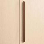 Anzer Çizgili Saten Bronz Çekmece Kulp 992 Mm Modern Uzun Dolap Kulp Şık Tasarım Dayanıklı Metal