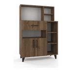 Anzera Ağva Mutfak Dolabı - Ceviz - 135 cm