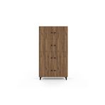 Anzera Lego XL Atlas Çam 96x40x181.5 cm Büyük Boy Çok Amaçlı Dolap