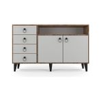 Anzera Liva 140x40x83 cm Atlantik Çam Beyaz Konsol Mobilya