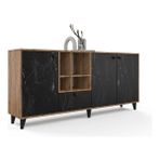 Anzera Opus 178×35×81 cm Atlantik Çam Lotus Mermer Konsol Mobilya