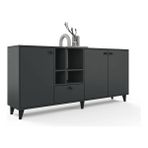 Anzera Opus Konsol - 178×35×81H - Antrasit