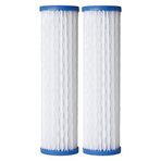 AO Smith 2,5" x 10" 40 Mikron Tortu Su Filtresi Yedek Kartuş - 2 Paket - Tüm Ev Filtrasyon Sistemleri İçin - AO-WH-PRE-RPP2