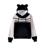Aobiono Cosplay Kawaii C 3D Çizgi Roman Erkek Sweatshirt