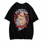 Aobiono Kadın Erkek Y2K Tişört Vintage Tişört Grafik Büyük Beden Grunge Hippi Sokak Giyim Emo Alt Dark Academia Giyim Rapçi, Siyah, XL