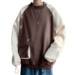 Aobiono Preppy Harajuku Light Academia Kawaii Kore Japon Grunge Kahverengi Unisex Polar