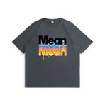 Aobiono Vintage Preppy Y2K Grunge Emo 2000'ler Bol Gri Unisex T-shirt