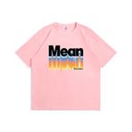 Aobiono Vintage Preppy Y2K Grunge Emo 2000'ler Bol Pembe Unisex T-shirt
