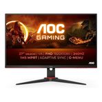 AOC 27G2ZNE/BK 27 inç 240Hz 1ms Oyuncu Monitörü