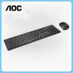 Aoc KM300 Kablosuz Klavye Mouse Seti, 2.4ghz, Sessiz Yazım, 1200 Dpı, Fn Kısayol, Tak-Çalıştır